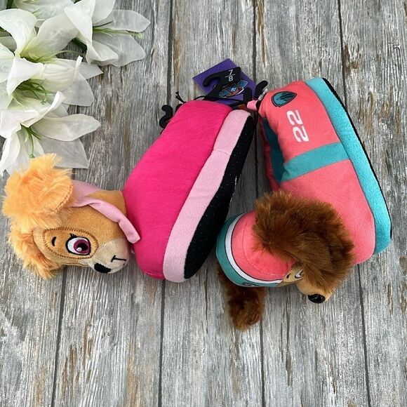 Baby Toddler Girl Paw Patrol Comfy Cozy Slippers Size 7/8 - Picture 2 of 12